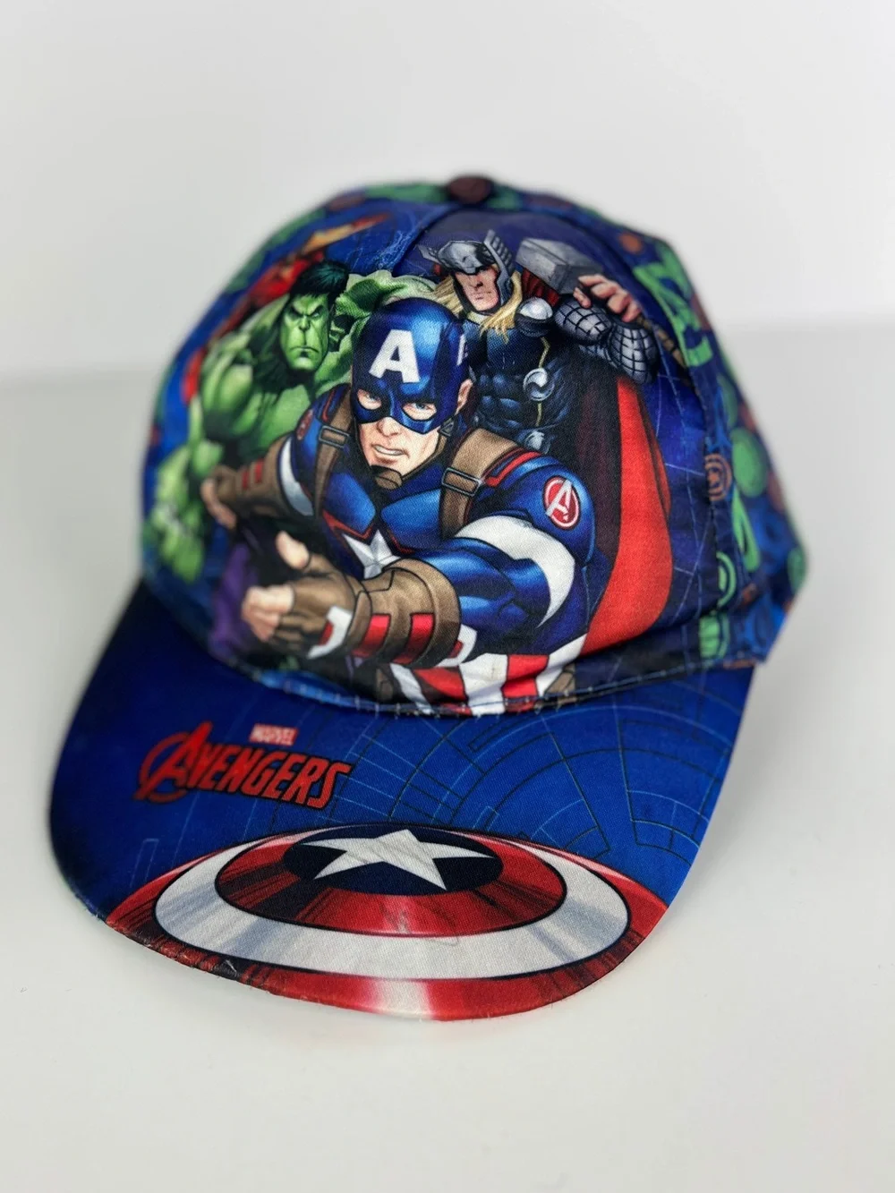 Marvel Avengers Youth Kids StrapBack Hat Cap Captain America Thor Iron Man Hulk